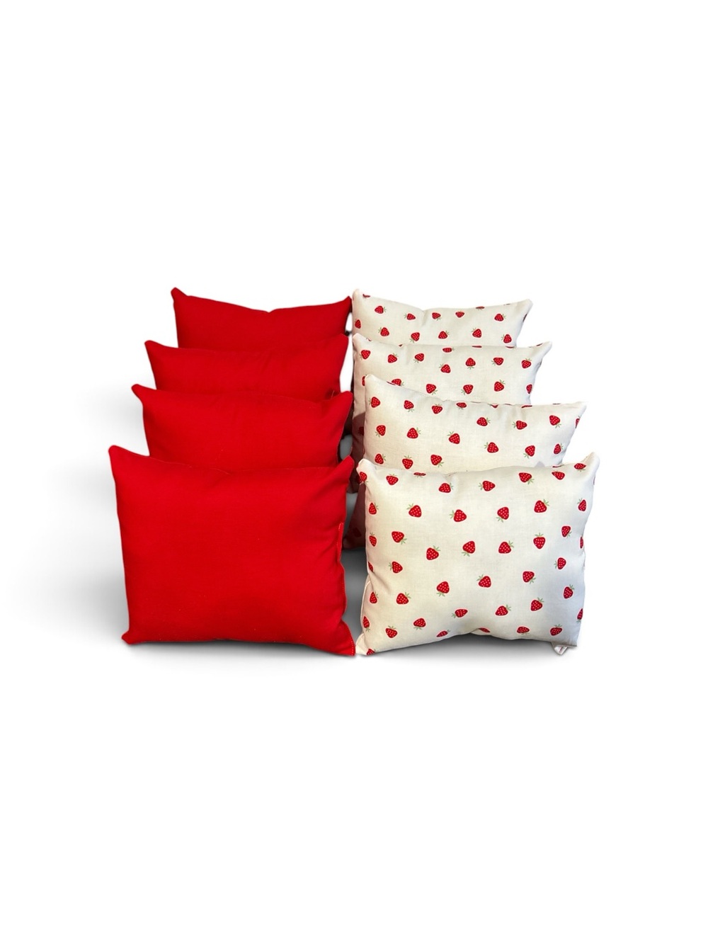 Purse Pillow Bundle Set of 8 Small 4x8 Hand Crafted